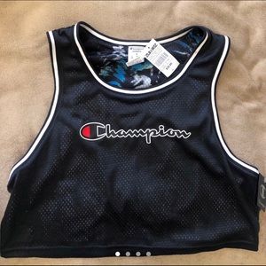Brand new Reverse Champion Mesh Crop Tank!